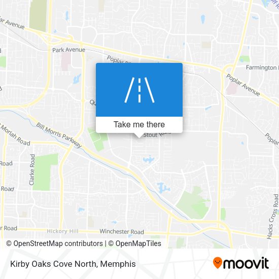 Kirby Oaks Cove North map