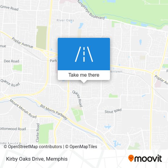 Mapa de Kirby Oaks Drive