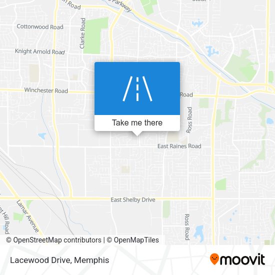 Mapa de Lacewood Drive