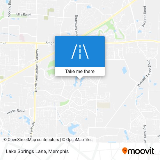 Mapa de Lake Springs Lane