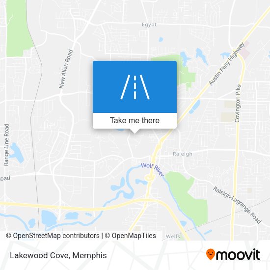 Mapa de Lakewood Cove
