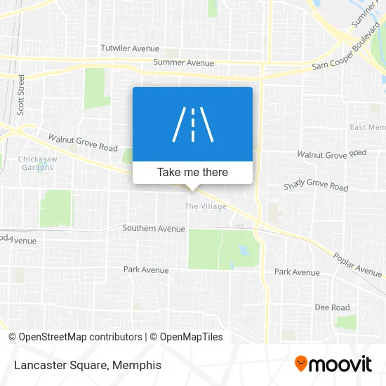 Lancaster Square map