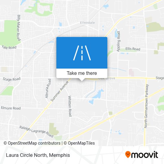 Mapa de Laura Circle North