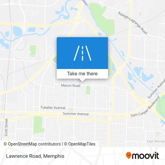 Mapa de Lawrence Road