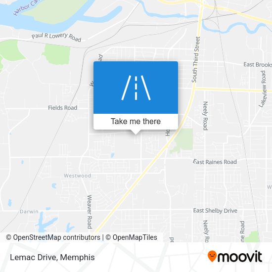 Lemac Drive map