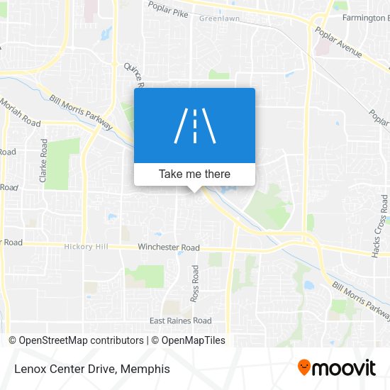 Mapa de Lenox Center Drive