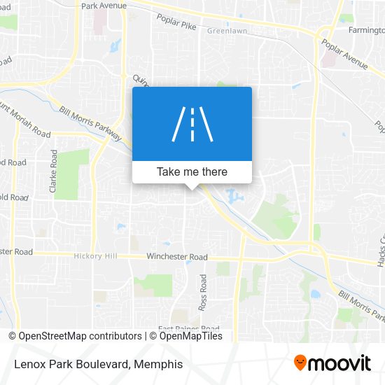 Mapa de Lenox Park Boulevard