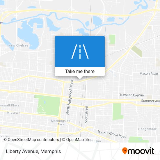 Mapa de Liberty Avenue