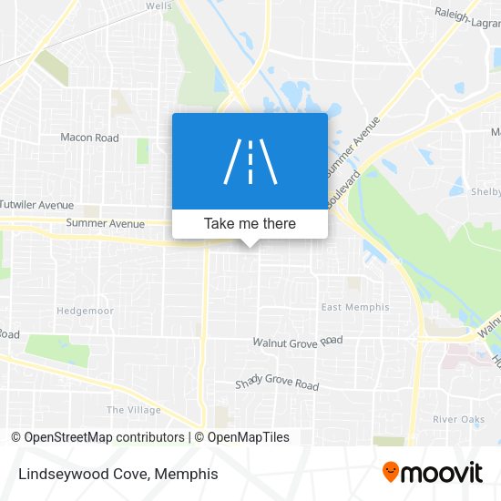 Mapa de Lindseywood Cove