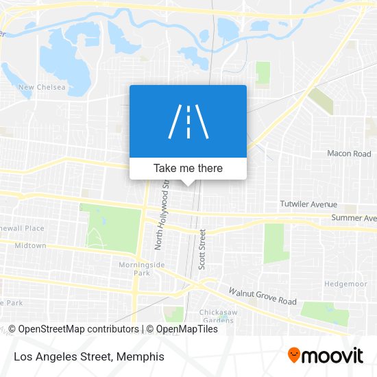 Los Angeles Street map