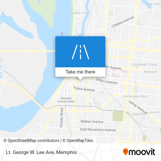 Mapa de Lt. George W. Lee Ave