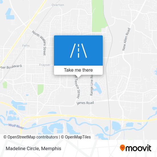Mapa de Madeline Circle
