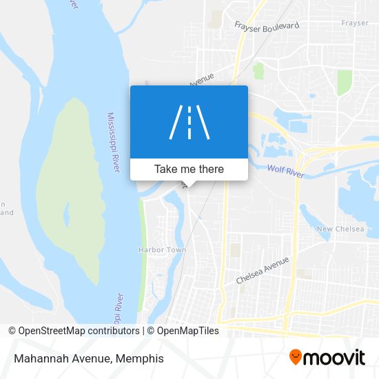 Mahannah Avenue map