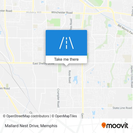 Mallard Nest Drive map