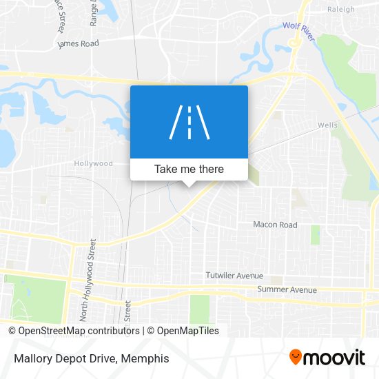 Mallory Depot Drive map