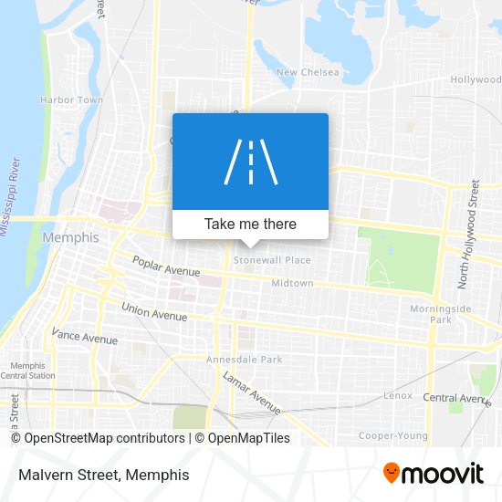 Mapa de Malvern Street