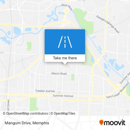 Mapa de Mangum Drive