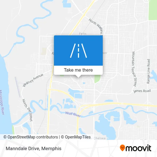 Manndale Drive map