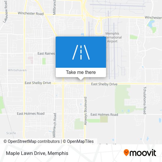 Mapa de Maple Lawn Drive