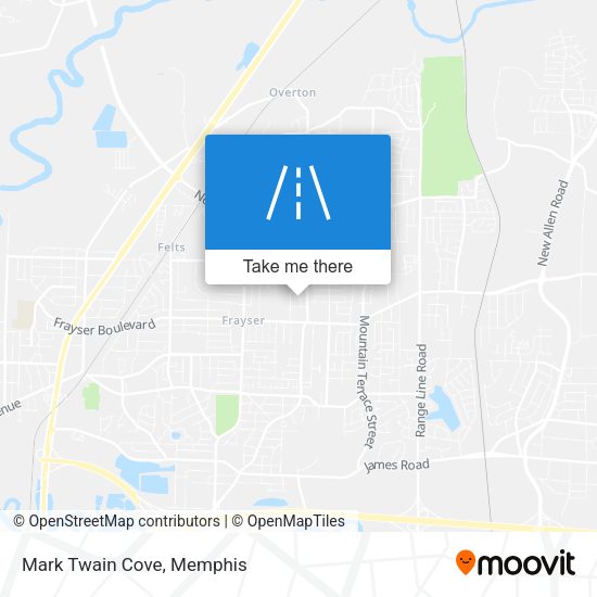 Mapa de Mark Twain Cove