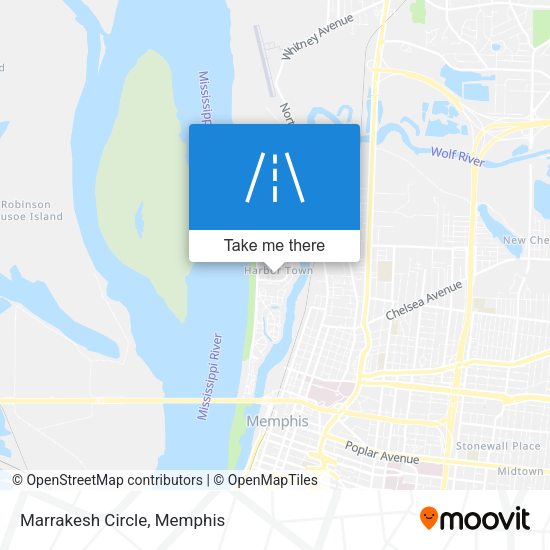 Mapa de Marrakesh Circle