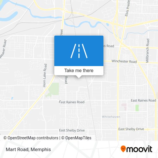 Mapa de Mart Road