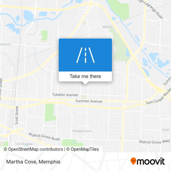 Mapa de Martha Cove