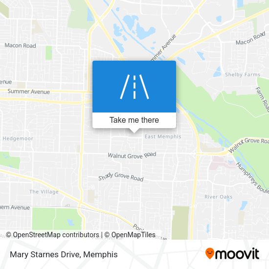 Mary Starnes Drive map