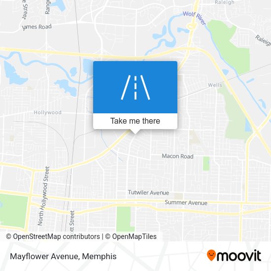 Mapa de Mayflower Avenue