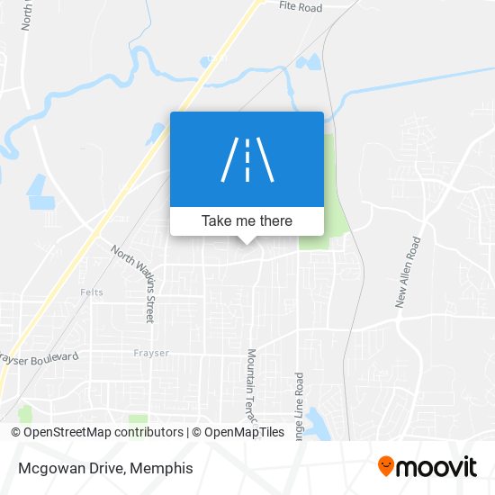 Mcgowan Drive map