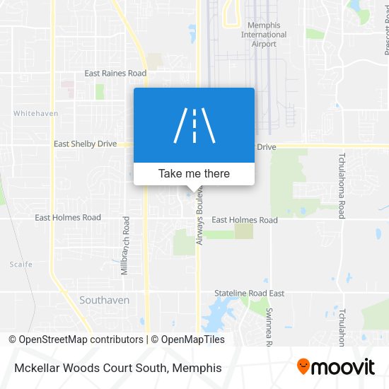 Mckellar Woods Court South map