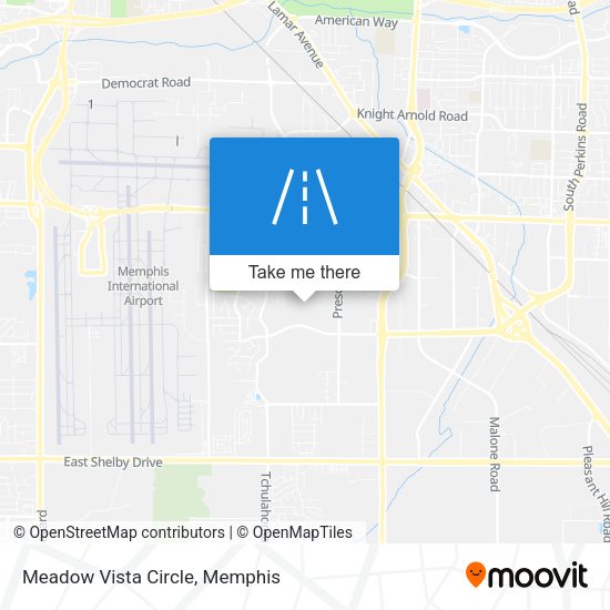 Meadow Vista Circle map