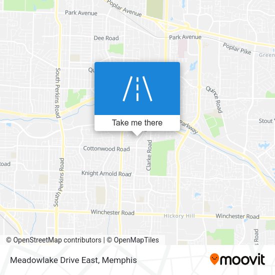 Meadowlake Drive East map