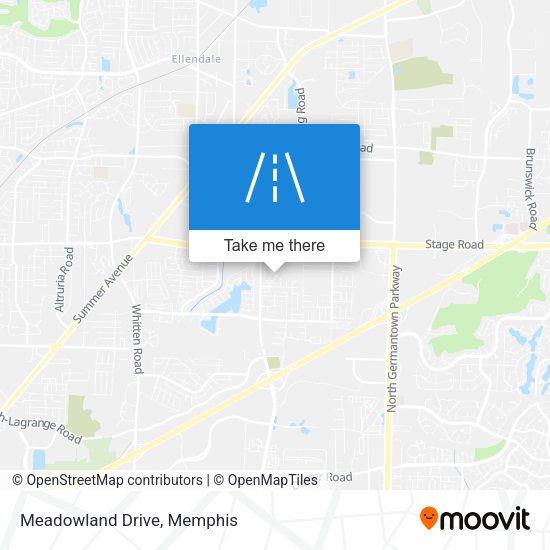 Mapa de Meadowland Drive