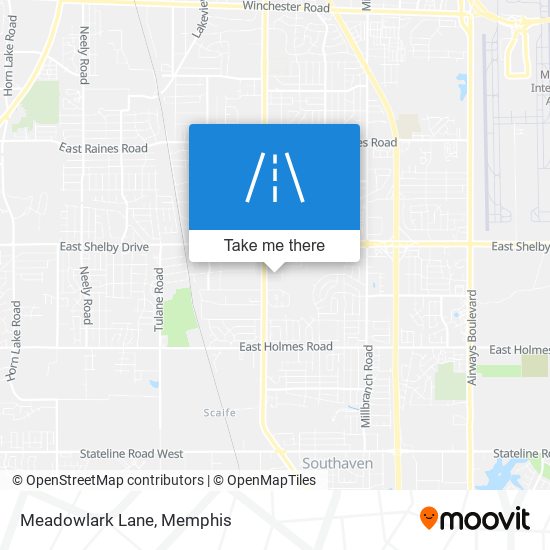 Meadowlark Lane map