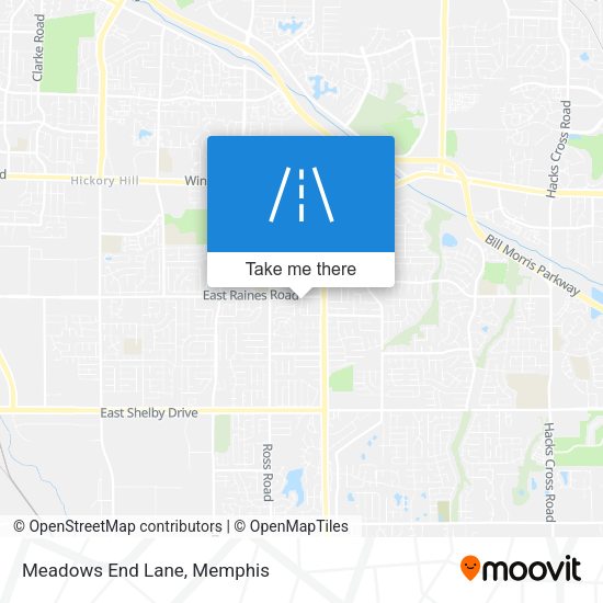 Mapa de Meadows End Lane