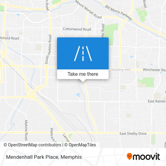 Mapa de Mendenhall Park Place
