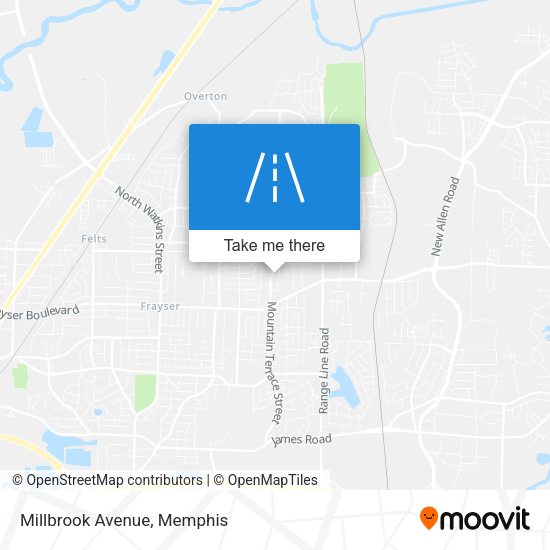 Mapa de Millbrook Avenue