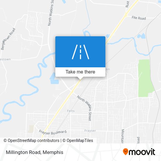 Mapa de Millington Road
