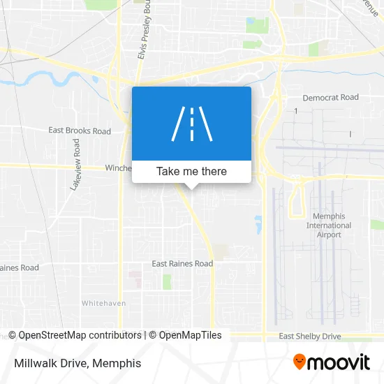 Millwalk Drive map