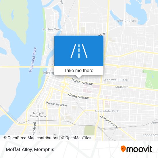 Mapa de Moffat Alley