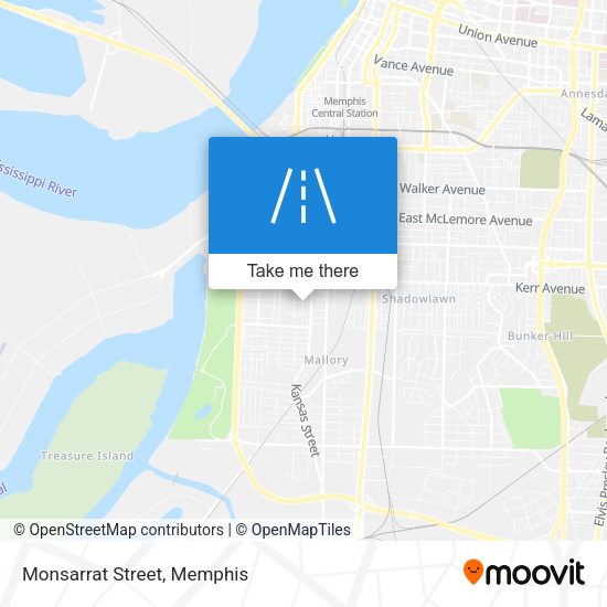 Mapa de Monsarrat Street