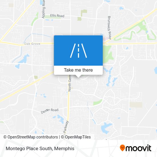 Montego Place South map