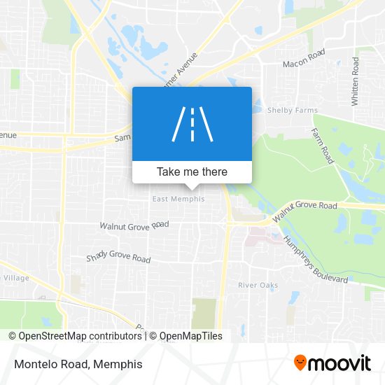 Mapa de Montelo Road