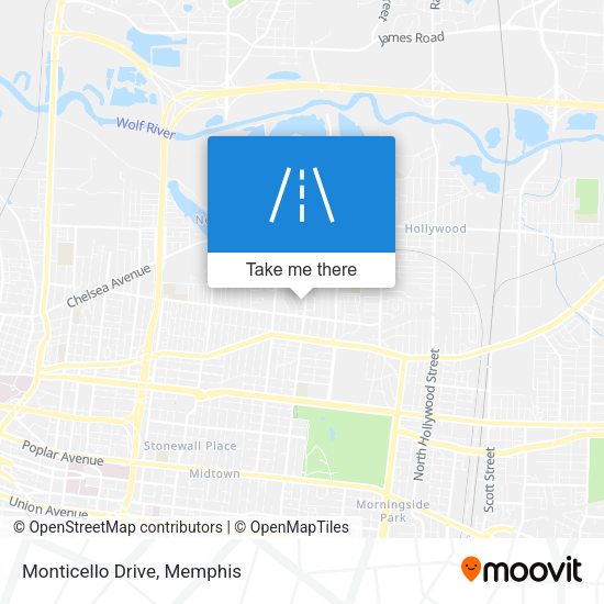 Mapa de Monticello Drive