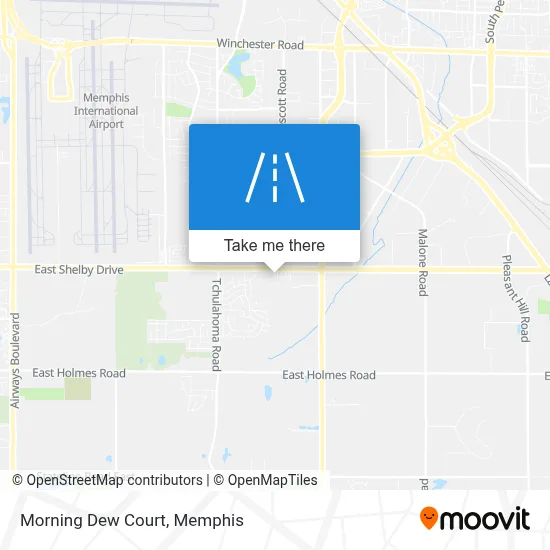 Morning Dew Court map