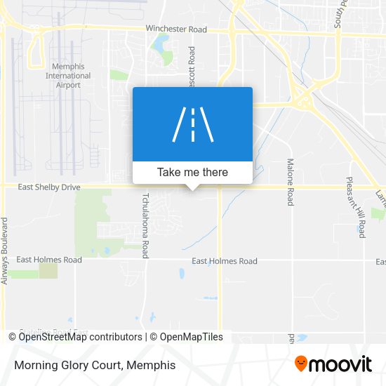 Morning Glory Court map