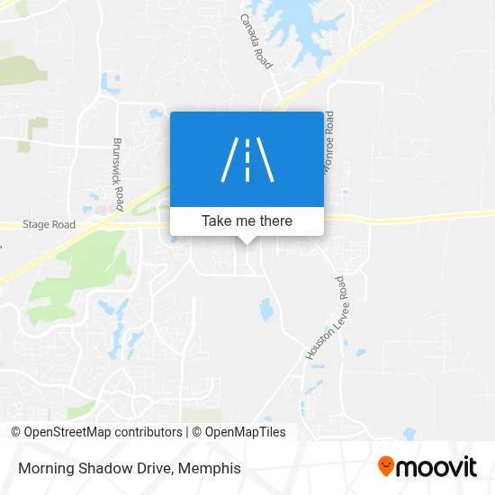 Morning Shadow Drive map