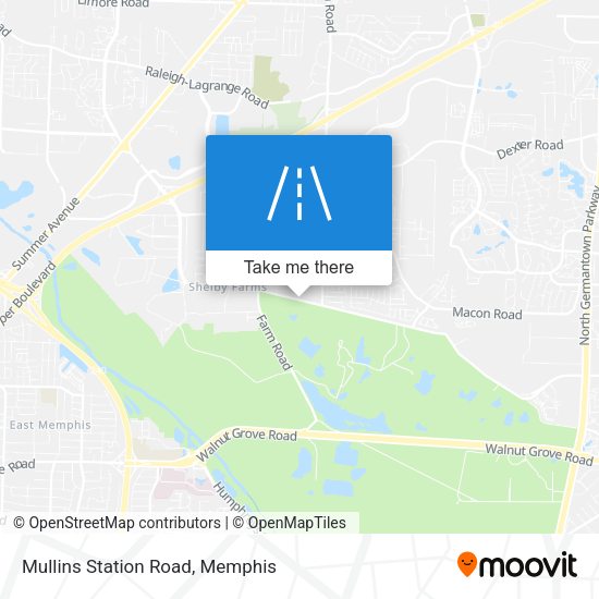 Mullins Station Road map