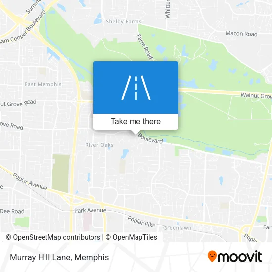 Murray Hill Lane map